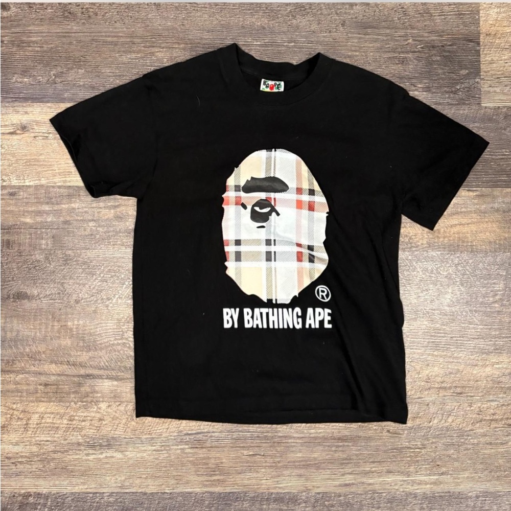 Bape Black Crew Neck Tee